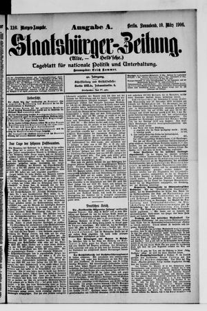 Staatsbürger-Zeitung vom 10.03.1906