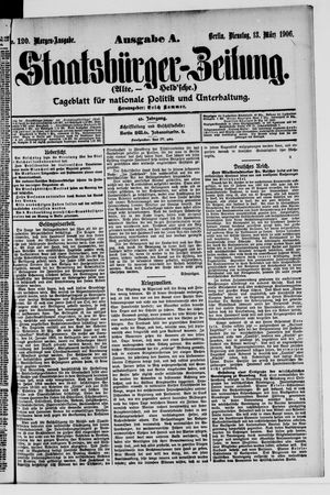 Staatsbürger-Zeitung on Mar 13, 1906