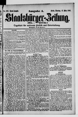 Staatsbürger-Zeitung on Mar 13, 1906
