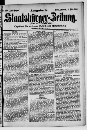 Staatsbürger-Zeitung on Mar 14, 1906