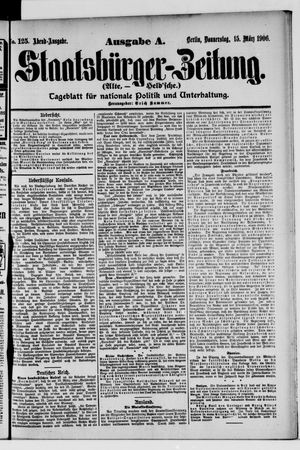Staatsbürger-Zeitung on Mar 15, 1906