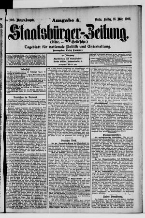 Staatsbürger-Zeitung vom 16.03.1906