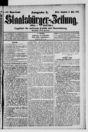 Staatsbürger-Zeitung vom 17.03.1906