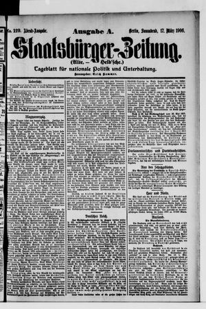 Staatsbürger-Zeitung vom 17.03.1906