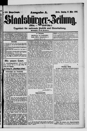 Staatsbürger-Zeitung on Mar 18, 1906