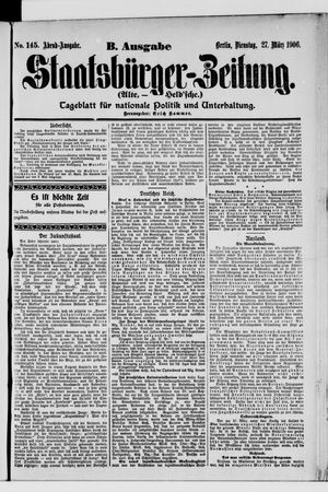 Staatsbürger-Zeitung vom 27.03.1906