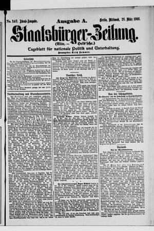 Staatsbürger-Zeitung vom 28.03.1906