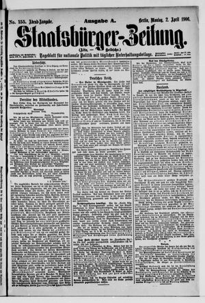 Staatsbürger-Zeitung on Apr 2, 1906