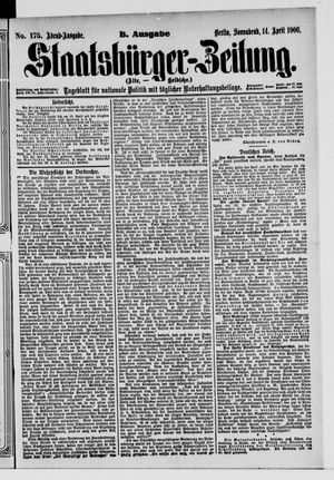 Staatsbürger-Zeitung on Apr 14, 1906