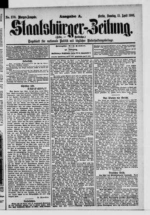 Staatsbürger-Zeitung on Apr 15, 1906