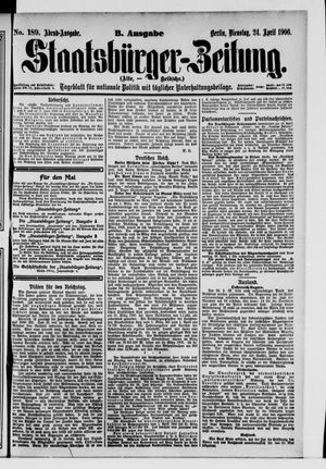 Staatsbürger-Zeitung vom 24.04.1906