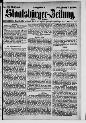 Staatsbürger-Zeitung on May 2, 1906