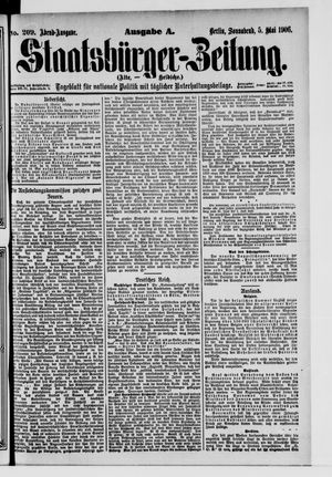 Staatsbürger-Zeitung on May 5, 1906