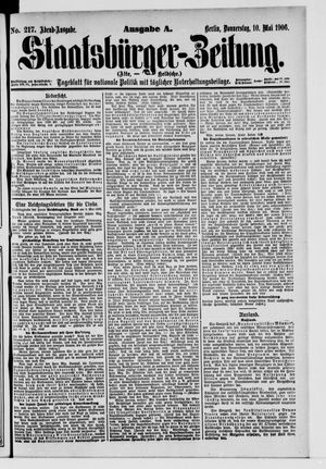 Staatsbürger-Zeitung vom 10.05.1906