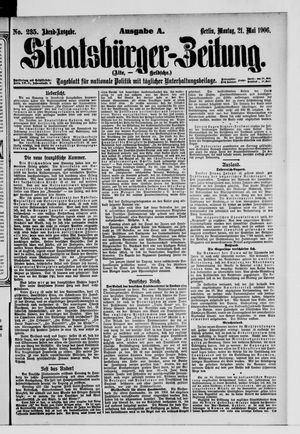 Staatsbürger-Zeitung on May 21, 1906