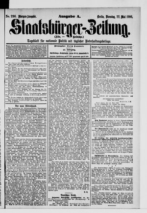 Staatsbürger-Zeitung on May 22, 1906