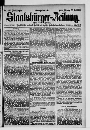 Staatsbürger-Zeitung on May 22, 1906