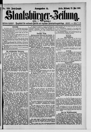 Staatsbürger-Zeitung vom 23.05.1906