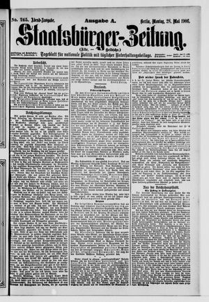 Staatsbürger-Zeitung on May 28, 1906