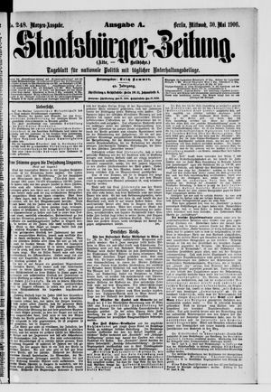 Staatsbürger-Zeitung on May 30, 1906