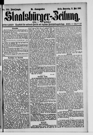Staatsbürger-Zeitung vom 31.05.1906