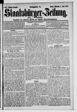 Staatsbürger-Zeitung on Jun 6, 1906