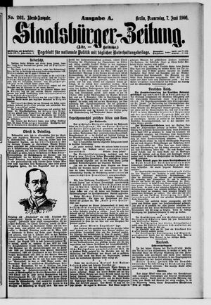 Staatsbürger-Zeitung on Jun 7, 1906