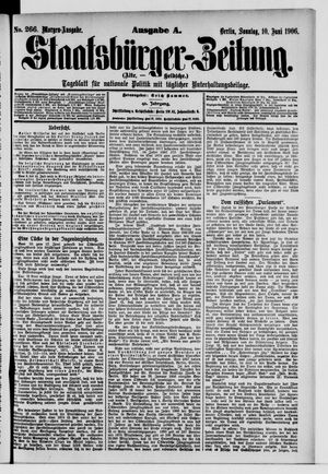 Staatsbürger-Zeitung vom 10.06.1906