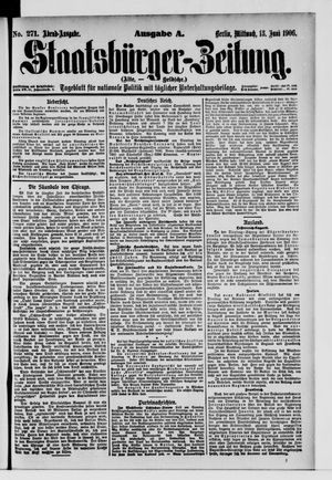 Staatsbürger-Zeitung on Jun 13, 1906