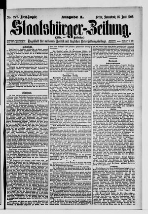 Staatsbürger-Zeitung vom 16.06.1906