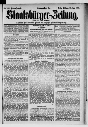 Staatsbürger-Zeitung vom 20.06.1906