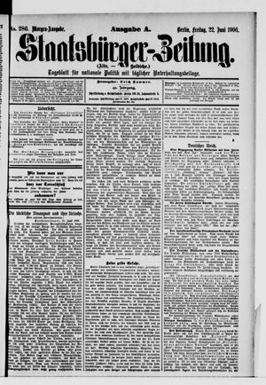 Staatsbürger-Zeitung on Jun 22, 1906