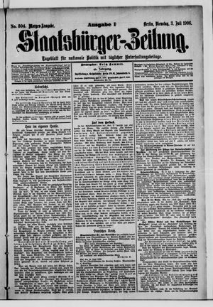 Staatsbürger-Zeitung vom 03.07.1906