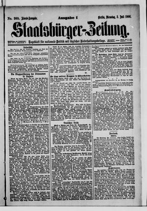 Staatsbürger-Zeitung vom 03.07.1906