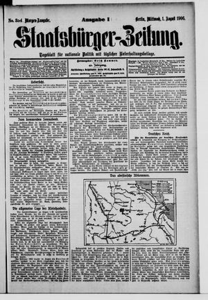 Staatsbürger-Zeitung vom 01.08.1906