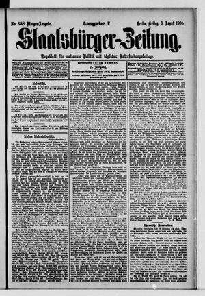 Staatsbürger-Zeitung vom 03.08.1906