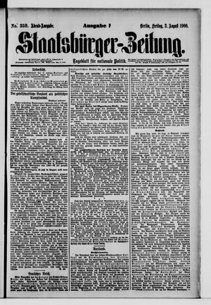 Staatsbürger-Zeitung vom 03.08.1906