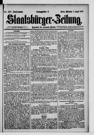 Staatsbürger-Zeitung vom 08.08.1906