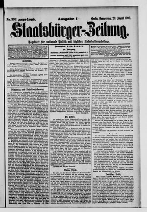 Staatsbürger-Zeitung vom 23.08.1906