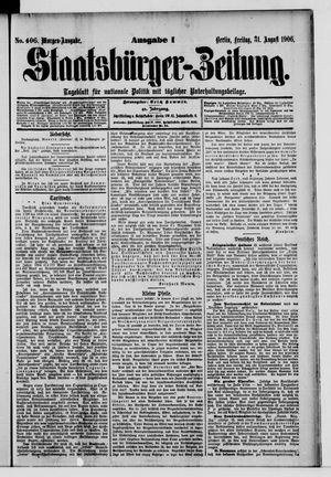 Staatsbürger-Zeitung vom 31.08.1906