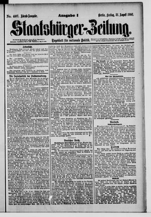 Staatsbürger-Zeitung vom 31.08.1906