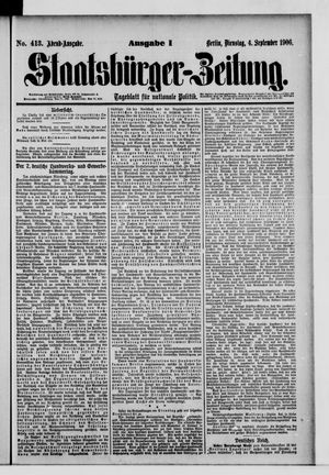 Staatsbürger-Zeitung on Sep 4, 1906