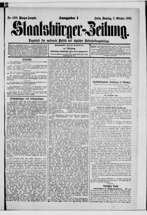 Staatsbürger-Zeitung vom 02.10.1906