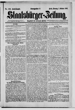 Staatsbürger-Zeitung vom 02.10.1906