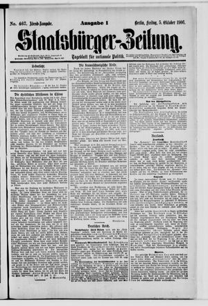 Staatsbürger-Zeitung vom 05.10.1906