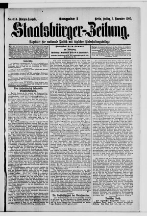 Staatsbürger-Zeitung vom 02.11.1906