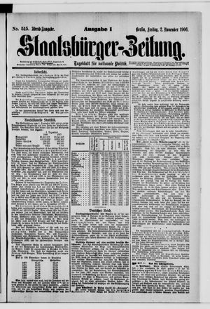 Staatsbürger-Zeitung vom 02.11.1906
