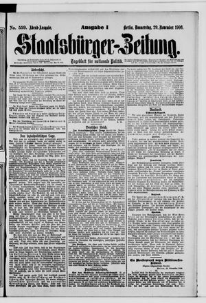 Staatsbürger-Zeitung vom 29.11.1906