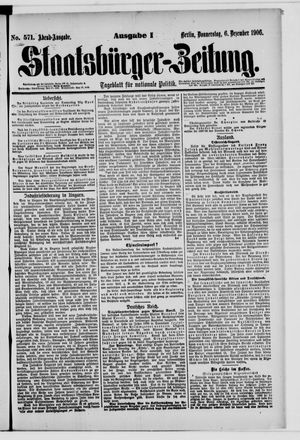 Staatsbürger-Zeitung vom 06.12.1906