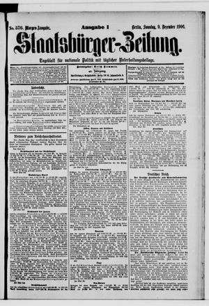 Staatsbürger-Zeitung vom 09.12.1906